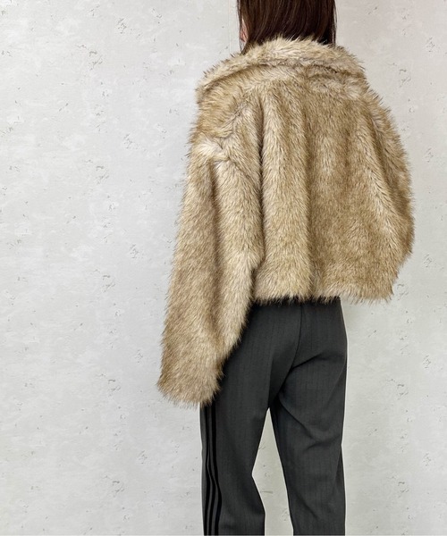 Per sist ence（パーシエンス） ブルゾン アウター フェイクファー