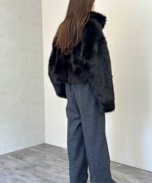 Per sist ence（パーシエンス） ブルゾン アウター フェイクファー