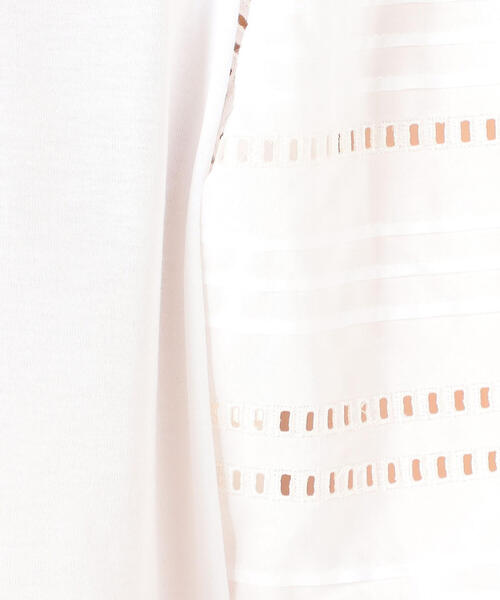 「TOMORROWLAND」 「MACPHEE」半袖カットソー S ホワイト レディース_画像4