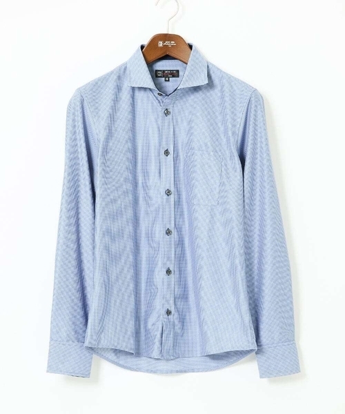 MK MICHEL KLEIN HOMME シャツ 「洗濯機洗いOK／ストレッチ/ビジネス