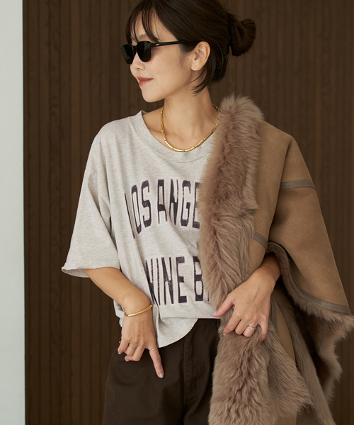 plage（プラージュ） tシャツ ANINE BING / アニービン JOHNNY CROPPED