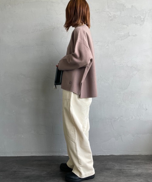 ORCIVAL（オーシバル） ニット セーター クルーネック ウールプル