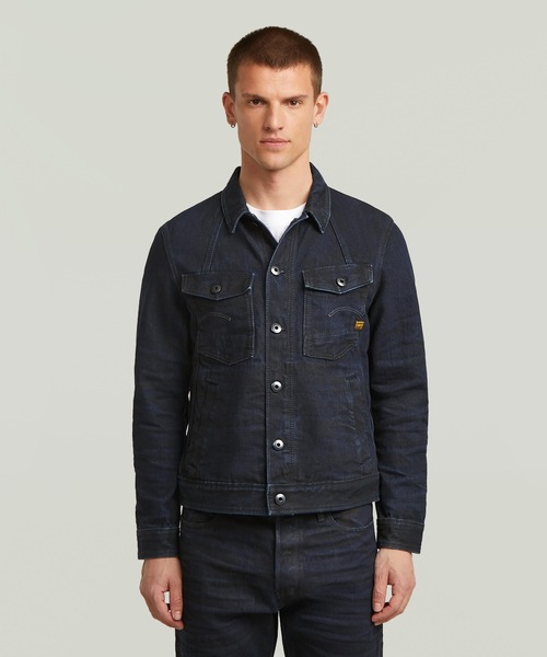 G-STAR RAW デニムジャケット gジャン A-LINE SLIM JACKET/フロント