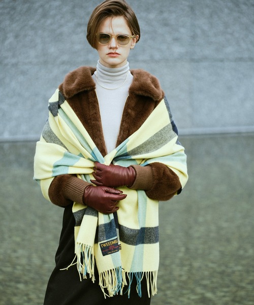 allureville（アルアバイル） ブルゾン アウター フェイクミンクファー