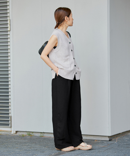 IENA（イエナ） イージーパンツ 36 ベージュ レディース : ZOZOTOWN