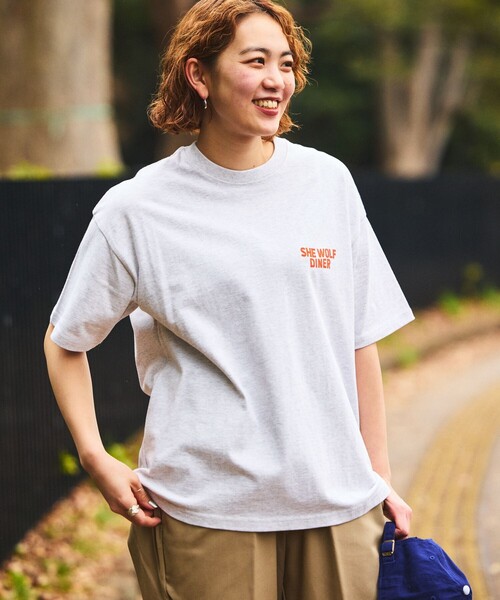 「FREAK'S STORE」 半袖Tシャツ MEDIUM ホワイト メンズ_画像9