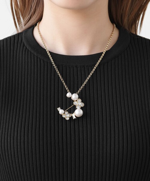 TOCCA（トッカ） ブローチ WITH FLORA 2WAY BROOCH NECKLACE ブローチ 