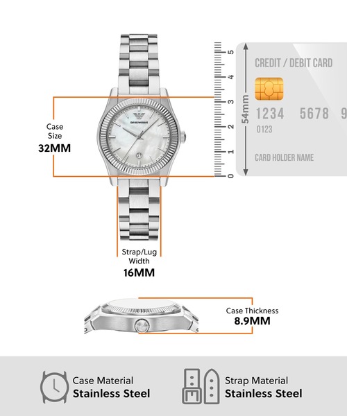 EMPORIO ARMANI 腕時計 エンポリオ・アルマーニ レディース アナログ