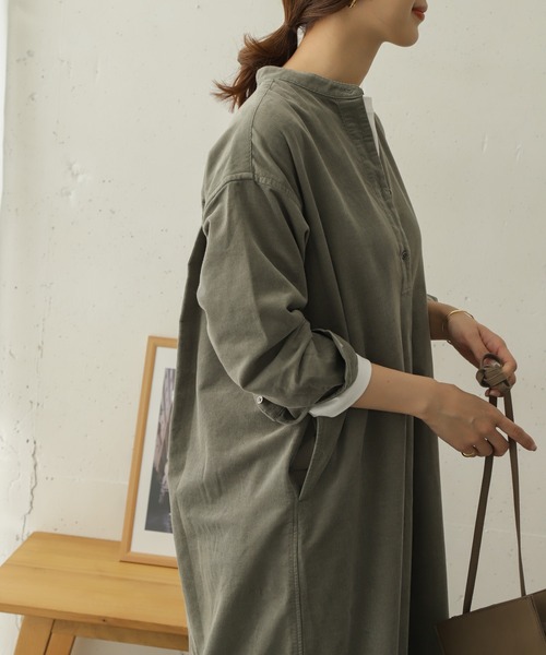 【かぐれ】美品★リバティ　DUNCLARE　アーバンリサーチ サイズ フリー URBAN RESEARCH DOORS（アーバンリサーチドアーズ） 長袖ワンピース