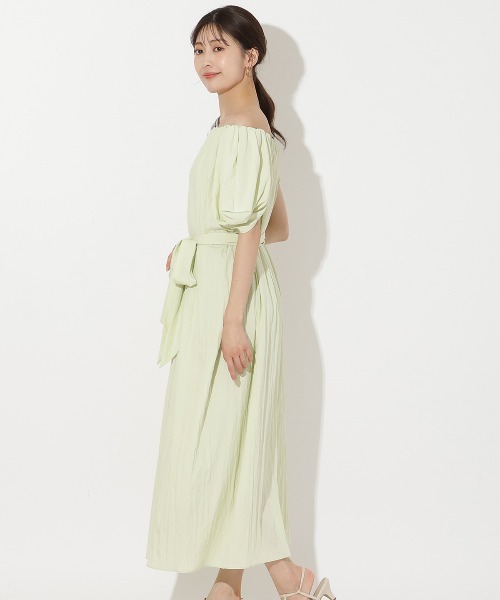 「AND COUTURE」 半袖ワンピース FREE ブラック レディース_画像2