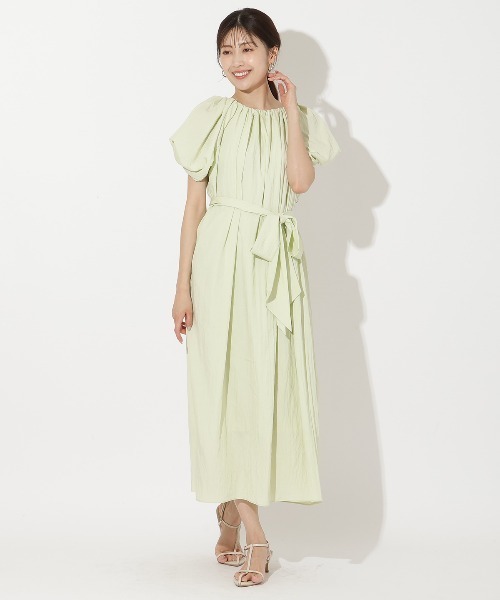 「AND COUTURE」 半袖ワンピース FREE ブラック レディース_画像6