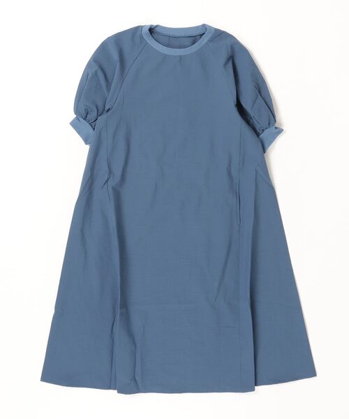 「SHIPS Colors」 半袖ワンピース ONE SIZE ブルー レディース_画像2