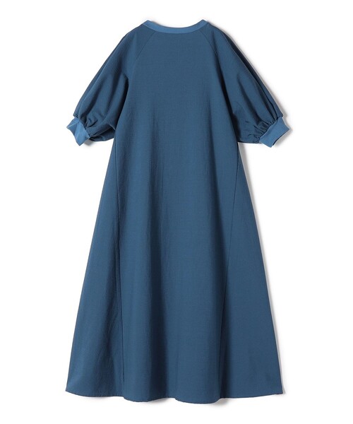 「SHIPS Colors」 半袖ワンピース ONE SIZE ブルー レディース_画像5