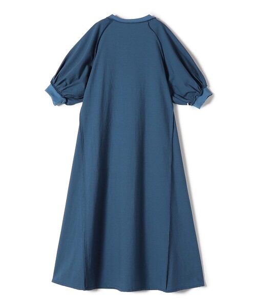 「SHIPS Colors」 半袖ワンピース ONE SIZE ブルー レディース_画像7