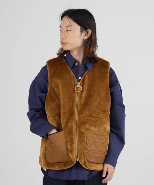 Barbour（バブアー） ベスト ジレ Barbour/バブア― karin faux fur