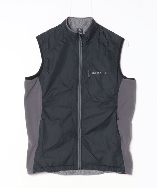 BELPER ブラック ナイロン ベスト BEAMS HEART（ビームス ハート）ナイロンリップストップ ベスト（撥水