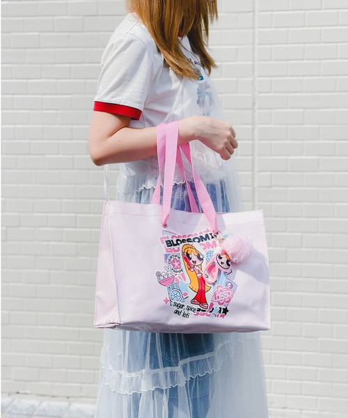 flapper_bags トートバッグ The Powerpuff Girls×Flapper ショッパー風
