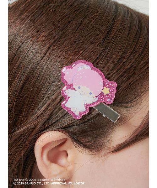 sanrio（サンリオ） 「アビー×リトルツインスターズ」ラメアクリルヘア