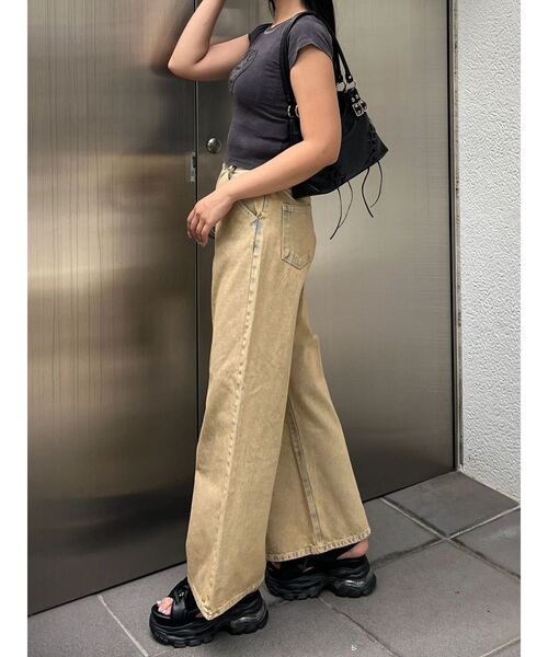 EMODA（エモダ） ジーンズ デニム デニムパンツ ワイドルーズジーンズ
