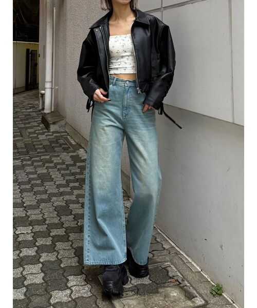 EMODA（エモダ） ジーンズ デニム デニムパンツ ワイドルーズジーンズ