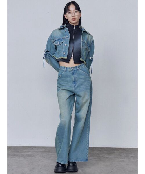 EMODA（エモダ） ジーンズ デニム デニムパンツ ワイドルーズジーンズ