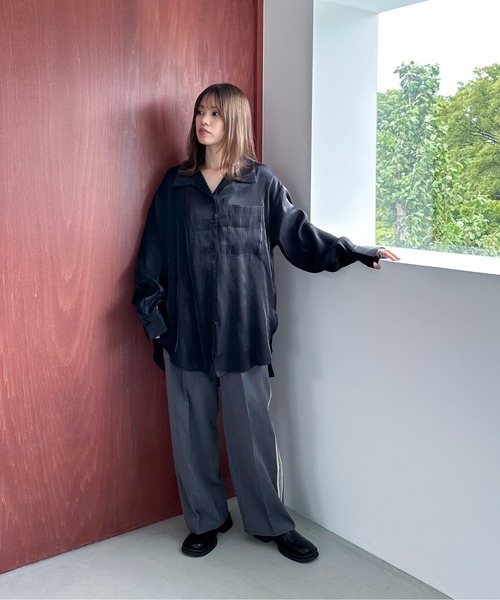 feepur（フェピュール） スラックス MEDIUM ネイビー レディース