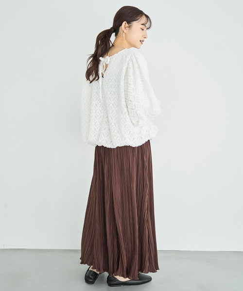 「mil」 半袖ブラウス ONE SIZE ブラック レディース_画像2