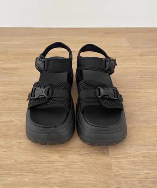 「Didot.showroom」 フラットサンダル 25cm ブラック レディース_画像2
