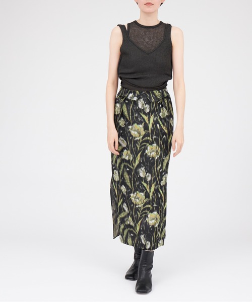 「TAN」 ノースリーブニット FREE ライトイエロー レディース_画像5