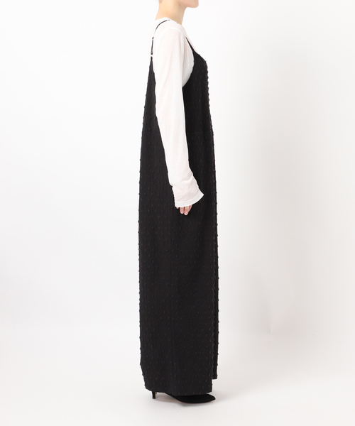 スピックアンドスパン　ドットジャガードサロペット36 タグ付き WEB限定》ドットジャガードサロペット（サロペット／オーバーオール