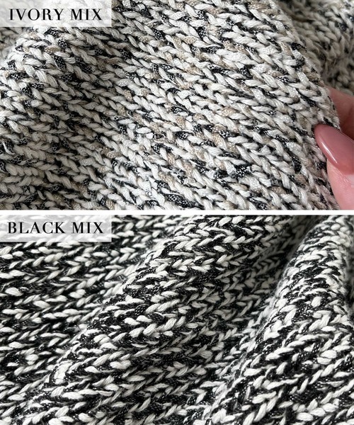 ELFRANK ニットワンピース FREE ブラック レディース : ZOZOTOWN Yahoo