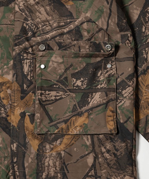 「ADAMASTE」 マウンテンパーカー MEDIUM ホワイト×ブラック メンズ_画像5