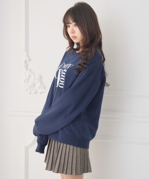 Emsexcite（エムズエキサイト） トレーナー スウェット ロゴ刺繍BIG