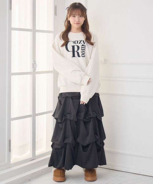 Emsexcite（エムズエキサイト） トレーナー スウェット ロゴ刺繍BIG