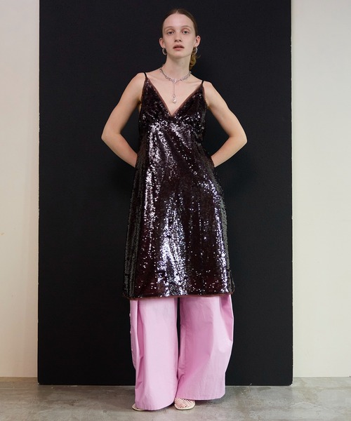 MAISON SPECIAL（メゾンスペシャル） ワンピース Sequin Camisole One