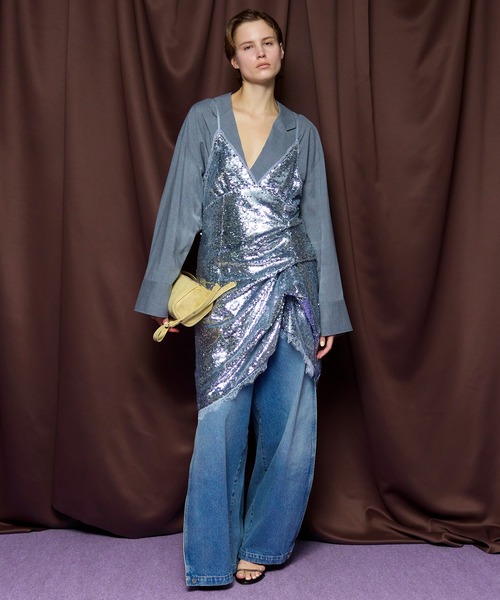 MAISON SPECIAL（メゾンスペシャル） ワンピース Sequin Camisole One