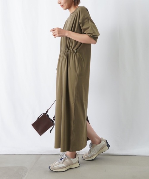 「LUCA/LADY LUCK LUCA」 7分袖ワンピース FREE ブラック レディース_画像8