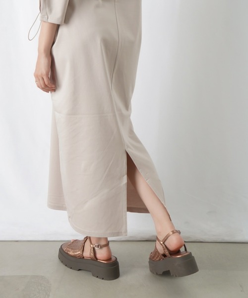 「LUCA/LADY LUCK LUCA」 7分袖ワンピース FREE ブラック レディース_画像9