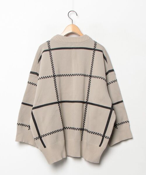 「JEANASIS」 ニットカーディガン FREE ベージュ レディース_画像2