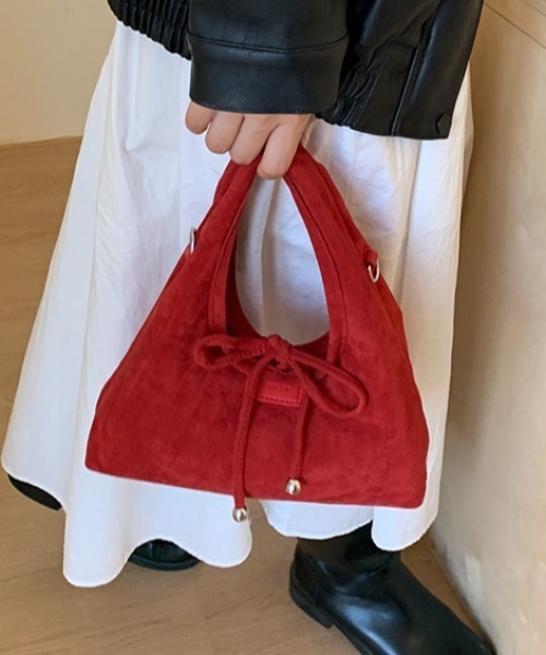 ハンドバッグ スエードボウハンドバッグ : ZOZOTOWN Yahoo!店 - 通販