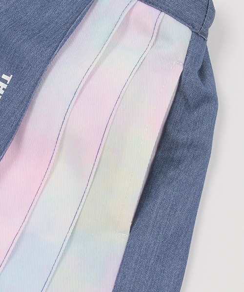 「X-girl Stages」 「KIDS」スカート 140cm ライトブルー キッズ_画像5