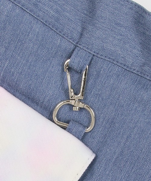 「X-girl Stages」 「KIDS」スカート 140cm ライトブルー キッズ_画像6