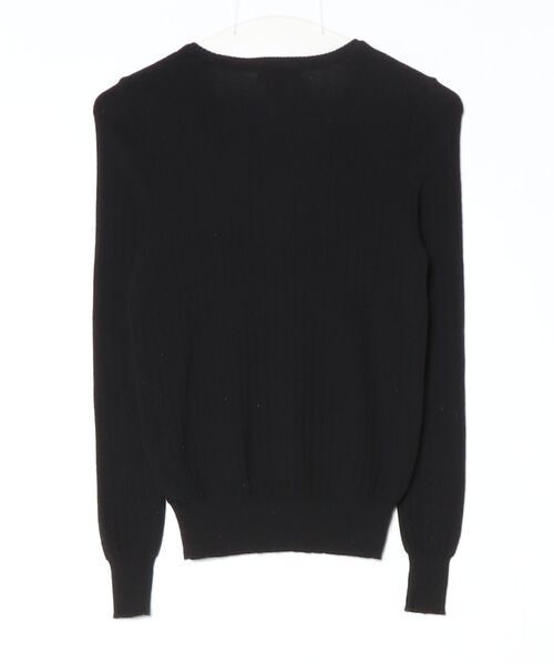 「OBLI」 長袖ニット - ブラック レディース_画像2