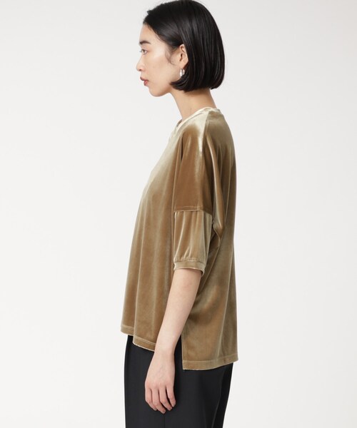 「GALLEST」 半袖カットソー 38 ブラック レディース_画像4