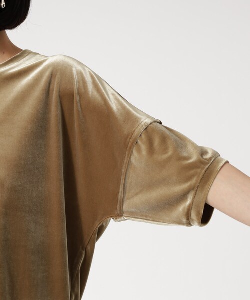 「GALLEST」 半袖カットソー 38 ブラック レディース_画像7