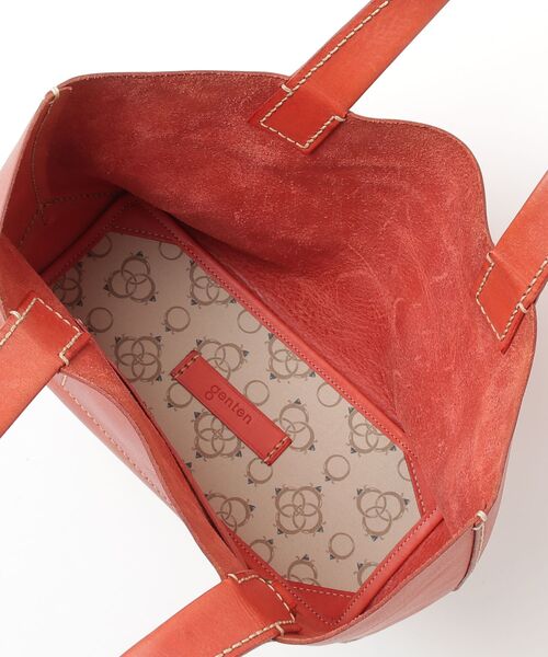 「genten」 アマーノ トートバッグ - ブラウン レディース_画像4