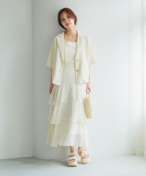 「mysty woman」 ノースリーブワンピース FREE ブラウン レディース_画像5