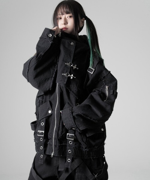 REFLEM（レフレム） パーカー 「REFLEM/レフレム」デニムハイネックZIP