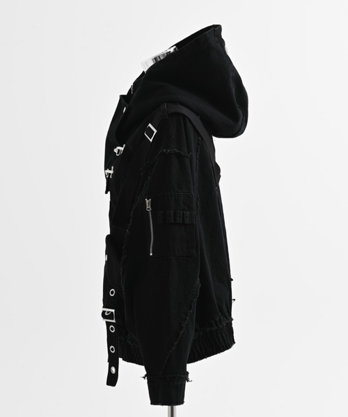 REFLEM（レフレム） パーカー 「REFLEM/レフレム」デニムハイネックZIP