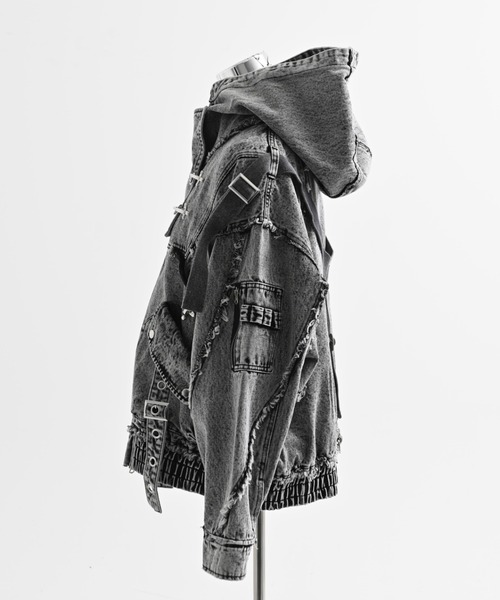 REFLEM（レフレム） パーカー 「REFLEM/レフレム」デニムハイネックZIP